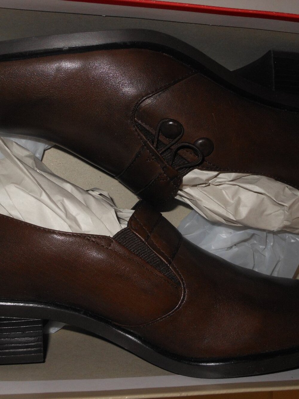 FINOLA BROWN GENUINE LEATHER SHOES SIZE 10 MEDIUM - Picture 5 of 6